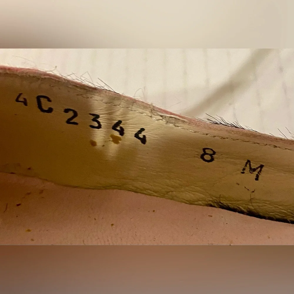 Ungaro Fuchsia Pink & Black Zebra Stripe Calf Hair Leather T-Strap Heels Italy - Picture 7 of 8